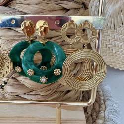 BOUCLES/VERT & DORÉ