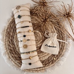 BRACELETS THEME VERT&DORÉ