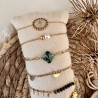 BRACELETS THEME VERT&DORÉ