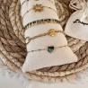 BRACELETS THEME VERT&DORÉ