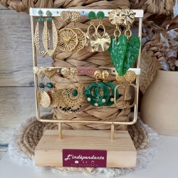 BOUCLES/VERT & DORÉ