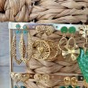 BOUCLES/VERT & DORÉ