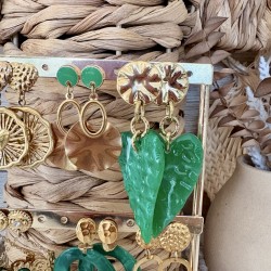 BOUCLES/VERT & DORÉ