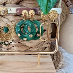 BOUCLES/VERT & DORÉ