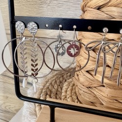 BOUCLES/ARGENTÉ A CHOISIR
