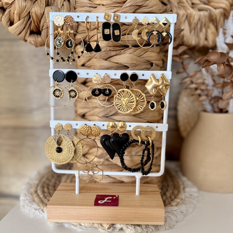 BOUCLES / NOIR&DORÉ