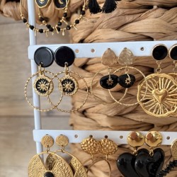 BOUCLES / NOIR&DORÉ