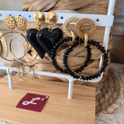 BOUCLES / NOIR&DORÉ
