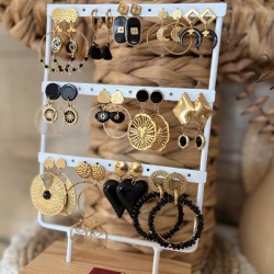 BOUCLES / NOIR&DORÉ