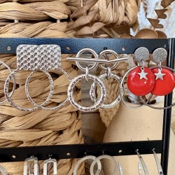 BOUCLES/ ARGENTÉ/A CHOISIR