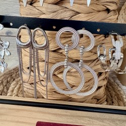 BOUCLES/ ARGENTÉ/A CHOISIR