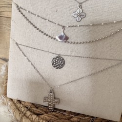 COLLIERS DOUBLE RANGS/ARGENTE