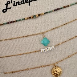 COLLIERS THEME VERT&DORÉ