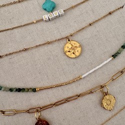 COLLIERS THEME VERT&DORÉ