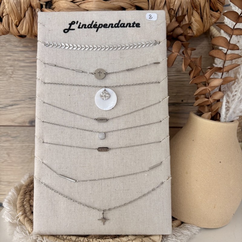 COLLIERS A CHOISIR / ARGENTE