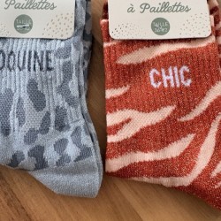 CHAUSSETTES À PAILLETTES