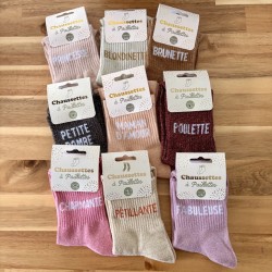 CHAUSSETTES A PAILLETTES