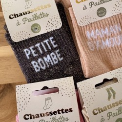 CHAUSSETTES A PAILLETTES