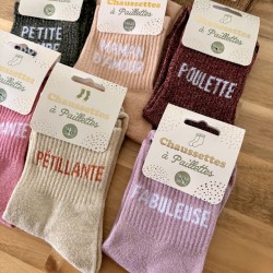 CHAUSSETTES A PAILLETTES