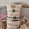 BRACELETS THEME VERT&DORÉ