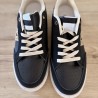 BASKETS NOIRES ( petite touche léopard)