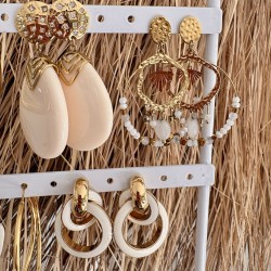 BOUCLES DORÉES&BLANCHES