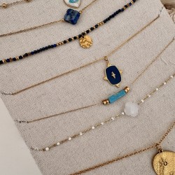 COLLIERS THEME BLEU &DORÉ