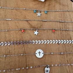 BRACELEST CHEVILLES/ARGENTÉ