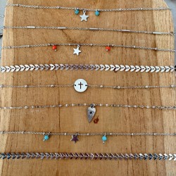 BRACELEST CHEVILLES/ARGENTÉ