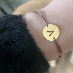 BRACELETS INITIALE/ ARGENTÉ