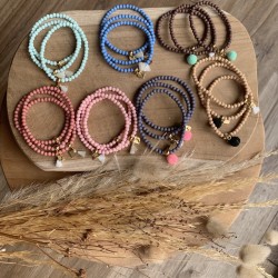 BRACELETS PATY POMPONS