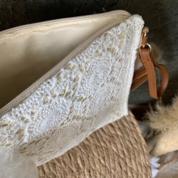SAC POCHETTE DENTELLE