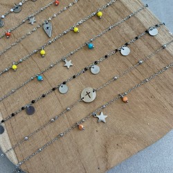 BRACELET CHEVILLE/ ARGENTÉ