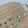 BRACELET CHEVILLE/ ARGENTÉ