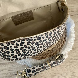 BANANE LEOPARD CUIR