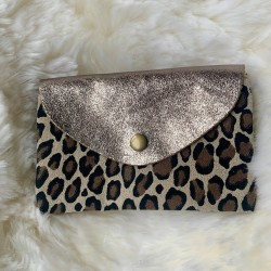 PORTES MONNAIES LEOPARD & BRILLANT