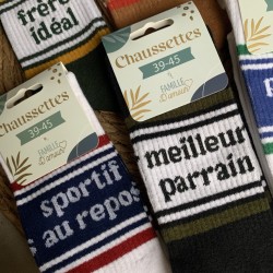 CHAUSSETTES HOMME A MESSAGE