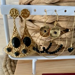 BOUCLES / NOIR&DORÉ