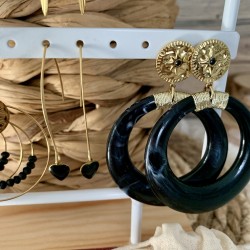 BOUCLES / NOIR&DORÉ