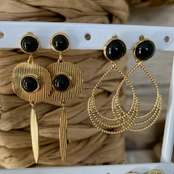 BOUCLES / NOIR&DORÉ