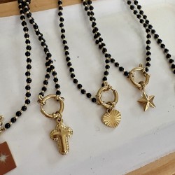 COLLIERS NOIRS&DORÉS