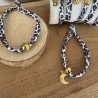 BRACELETS CORDON LEOPARD