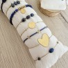 BRACELETS/  BLEU & DORÉ