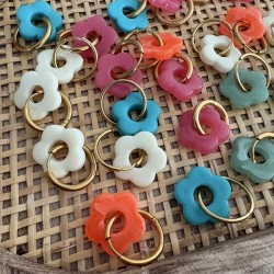 BOUCLES FLEURS PRINTANIÈRES