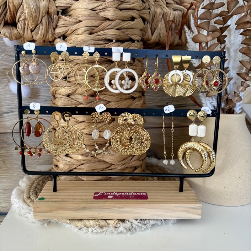 BOUCLES DORÉES A CHOISIR