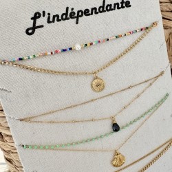 COLLIER DOUBLE RANG A CHOSIR