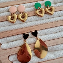 BOUCLES WHITH COEURS