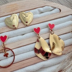 BOUCLES WHITH COEURS