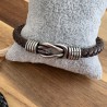 BRACELET CUIR & ACIER