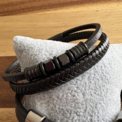 BRACELETS MULTI CUIR